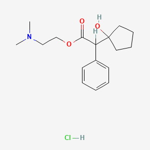 molecular formula C17H26ClNO3 B3427585 Cyclopentolate hydrochloride CAS No. 60452-46-2