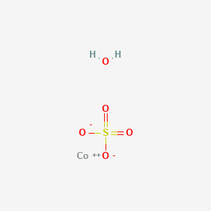 molecular formula CoH2O5S B3427591 Cobalt(II) sulfate hydrate CAS No. 60459-08-7