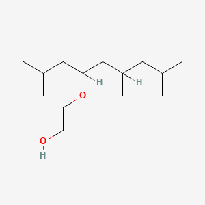 molecular formula C14H30O2 B3427641 2-(2,6,8-Trimethylnonan-4-yloxy)ethanol CAS No. 60828-78-6