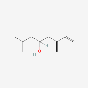 molecular formula C10H18O B3427642 2-Methyl-6-methyleneoct-7-en-4-ol CAS No. 60894-96-4