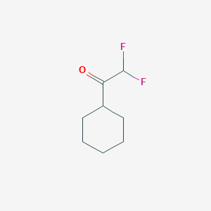 molecular formula C8H12F2O B3427681 1-Cyclohexyl-2,2-difluoroethanone CAS No. 61153-51-3
