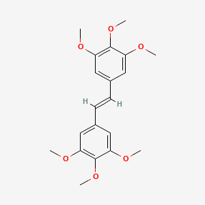 molecular formula C20H24O6 B3427691 1,2-Bis(3,4,5-trimethoxyphenyl)ethylene CAS No. 61240-22-0