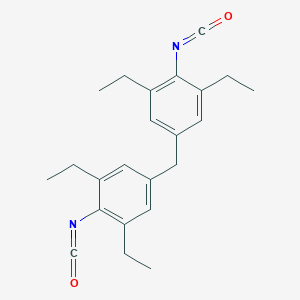5-[(3,5-Diethyl-4-isocyanatophenyl)methyl]-1,3-diethyl-2-isocyanatobenzene