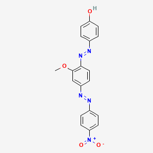 molecular formula C19H15N5O4 B3427777 Disperse orange 29 CAS No. 61902-11-2