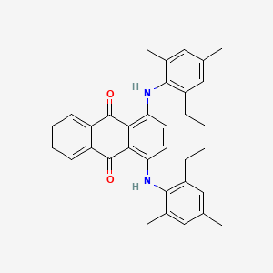 molecular formula C36H38N2O2 B3427795 Solvent blue 97 CAS No. 61969-44-6