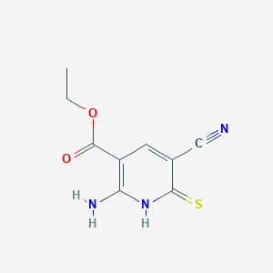 Ethyl 2-amino-5-cyano-6-sulfanylpyridine-3-carboxylate