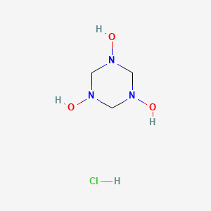 molecular formula C3H10ClN3O3 B3427917 Formaldoxime trimer hydrochloride CAS No. 6286-29-9