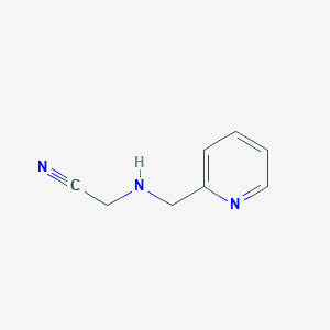 molecular formula C8H9N3 B3427963 2-[(Pyridin-2-ylmethyl)amino]acetonitrile CAS No. 63086-29-3