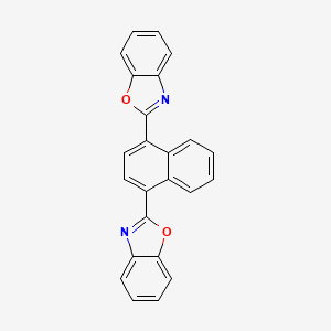 molecular formula C24H14N2O2 B3427992 Benzoxazole, 2,2'-(1,4-naphthalenediyl)bis- CAS No. 63310-10-1
