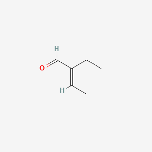 molecular formula C6H10O B3428050 2-Ethylcrotonaldehyde CAS No. 63883-69-2