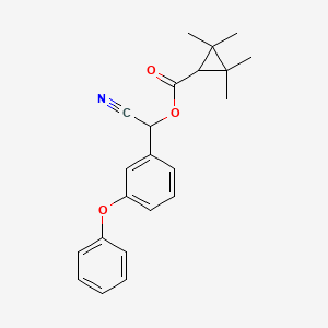 molecular formula C22H23NO3 B3428055 Fenpropathrin CAS No. 64257-84-7
