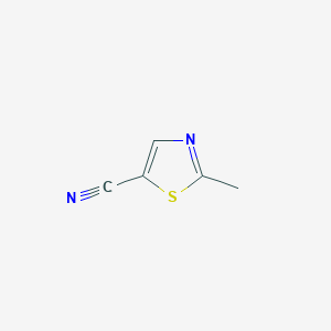 molecular formula C5H4N2S B3428231 2-Methylthiazole-5-carbonitrile CAS No. 65735-10-6