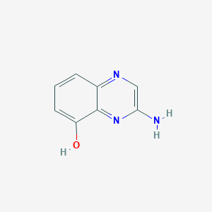 molecular formula C8H7N3O B3428258 3-Aminoquinoxalin-5-ol CAS No. 659729-72-3
