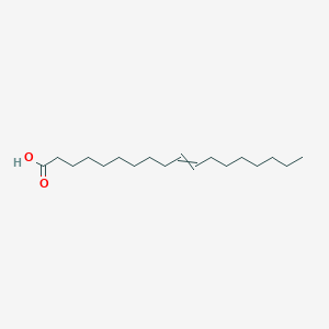 molecular formula C18H34O2 B3428337 Fatty acids, C14-18 and C16-18-unsatd., sodium salts CAS No. 67701-11-5