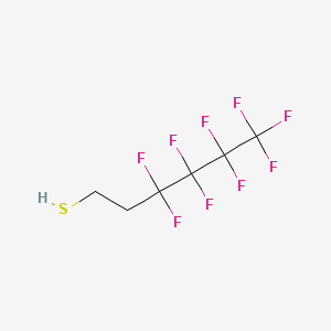 molecular formula C6H5F9S B3428460 2-(Perfluorobutyl)ethanethiol CAS No. 68140-20-5