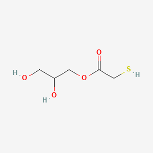 molecular formula C5H10O4S B3428466 Glyceryl monothioglycolate CAS No. 68148-42-5