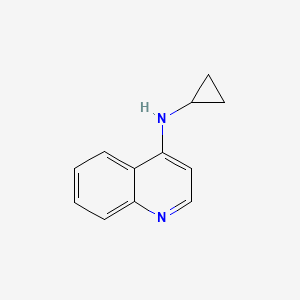 molecular formula C12H12N2 B3428481 N-cyclopropylquinolin-4-amine CAS No. 681828-34-2