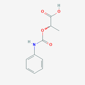 B034285 (S)-(-)-2-(Phenylcarbamoyloxy)propionic acid CAS No. 102936-05-0