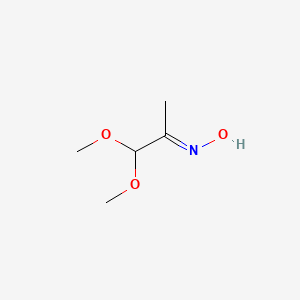 molecular formula C5H11NO3 B3428500 N-(1,1-Dimethoxypropan-2-ylidene)hydroxylamine CAS No. 68226-63-1