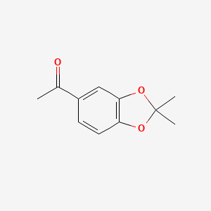 molecular formula C11H12O3 B3428635 1-(2,2-Dimethylbenzo[d][1,3]dioxol-5-yl)ethanone CAS No. 6860-95-3