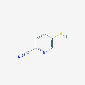 molecular formula C6H4N2S B3428650 5-sulfanylpyridine-2-carbonitrile CAS No. 68720-16-1