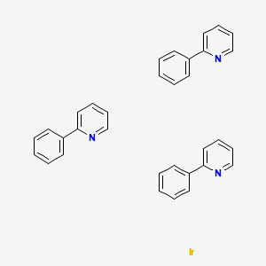 molecular formula C33H24IrN3-3 B3428737 iridium;tris(2-phenylpyridine) CAS No. 693794-98-8