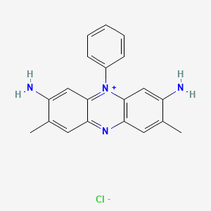 molecular formula C20H19N4.Cl<br>C20H19ClN4 B3428820 Basic red 2 CAS No. 69882-16-2