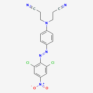 molecular formula C18H14Cl2N6O2 B3429058 Disperse Yellow 163 CAS No. 71767-67-4