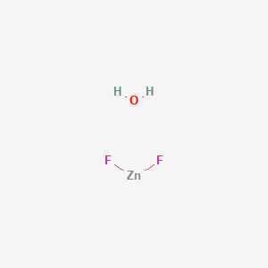 molecular formula F2H2OZn B3429306 Zinc fluoride hydrate CAS No. 73640-07-0