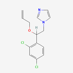 molecular formula C14H14Cl2N2O B3429329 Imazalil CAS No. 73790-28-0