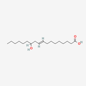 molecular formula C18H34O3 B3429387 12-Hydroxy-9(E)-octadecenoic acid CAS No. 7431-95-0