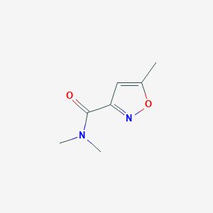 molecular formula C7H10N2O2 B3429465 N,N,5-Trimethylisoxazole-3-carboxamide CAS No. 74531-16-1