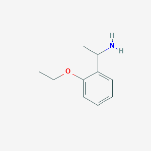 molecular formula C10H15NO B3429709 1-(2-Ethoxyphenyl)ethanamine CAS No. 76279-34-0