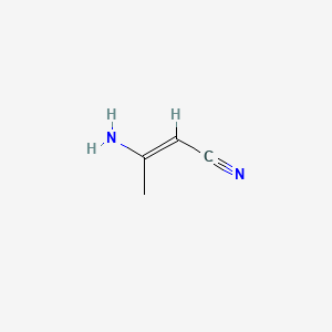 molecular formula C4H6N2 B3429717 3-Aminocrotononitrile CAS No. 763-33-7