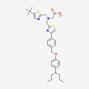 molecular formula C34H43N3O3S2 B3429810 JTT 551 CAS No. 776309-04-7