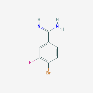 4-Bromo-3-fluoro-benzamidine
