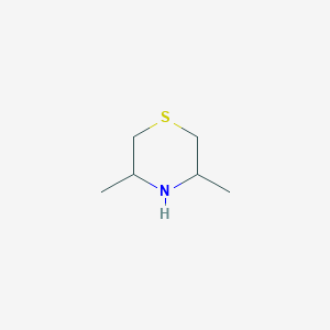 molecular formula C6H13NS B3429865 3,5-Dimethylthiomorpholine CAS No. 78243-63-7