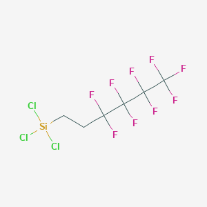 molecular formula C6H4Cl3F9Si B3429883 Nonafluorohexyltrichlorosilane CAS No. 78560-47-1