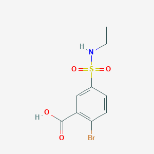 molecular formula C9H10BrNO4S B3429993 2-bromo-5-(ethylsulfamoyl)benzoic Acid CAS No. 790271-06-6