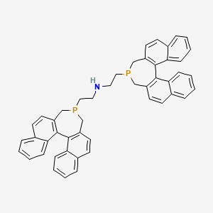 molecular formula C48H41NP2 B3430012 Bis(2-(3H-dinaphtho[2,1-c:1',2'-e]phosphepin-4(5H)-yl)ethyl)amine CAS No. 791630-00-7