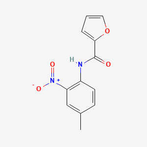 molecular formula C12H10N2O4 B3430021 N-(4-methyl-2-nitrophenyl)furan-2-carboxamide CAS No. 79324-93-9