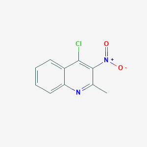 molecular formula C10H7ClN2O2 B3430022 4-Chloro-2-methyl-3-nitroquinoline CAS No. 79358-29-5