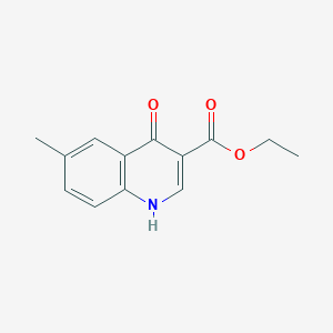 molecular formula C13H13NO3 B3430062 Ethyl 4-hydroxy-6-methylquinoline-3-carboxylate CAS No. 79607-24-2