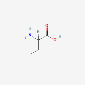 molecular formula C4H9NO2 B3430085 H-DL-Abu-OH CAS No. 80-60-4