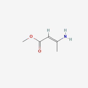 molecular formula C5H9NO2 B3430099 Methyl 3-aminocrotonate CAS No. 80012-11-9