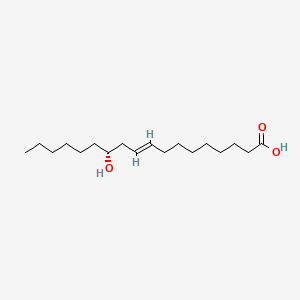 molecular formula C18H34O3 B3430313 12-Hydroxy-9(E)-octadecenoic acid CAS No. 82188-83-8