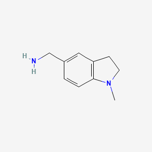 (1-methyl-2,3-dihydro-1H-indol-5-yl)methanamine