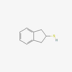 molecular formula C9H10S B3430472 2,3-dihydro-1H-indene-2-thiol CAS No. 83774-87-2