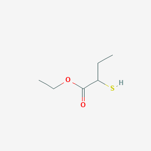 molecular formula C6H12O2S B3430488 Ethyl 2-sulfanylbutanoate CAS No. 84040-14-2