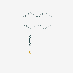 molecular formula C15H16Si B034305 1-(1-Naphthyl)-2-(trimethylsilyl)acetylene CAS No. 104784-51-2